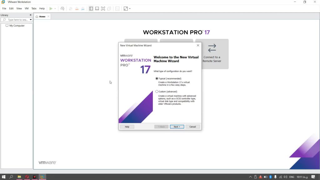 آموزش تصویری نصب ویندوز با نرم افزار Vmware WorkStation