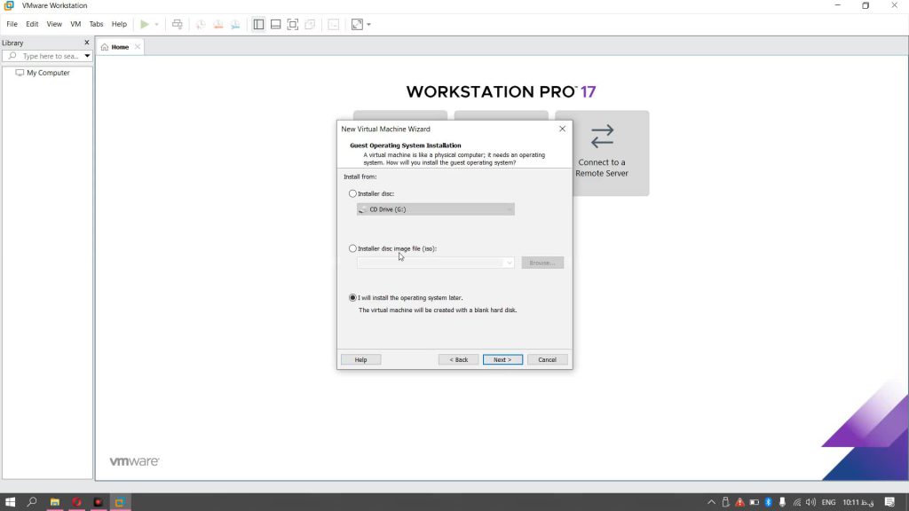 آموزش تصویری نصب ویندوز مجازی با نرم افزار Vmware WorkStation