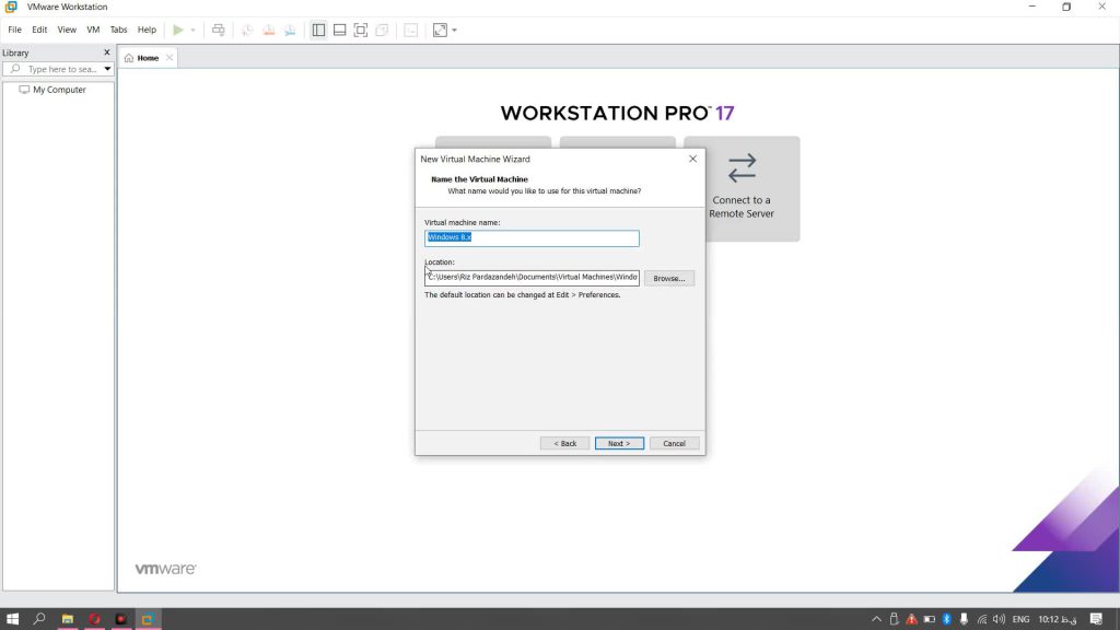 آموزش تصویری نصب ویندوز مجازی با نرم افزار Vmware WorkStation