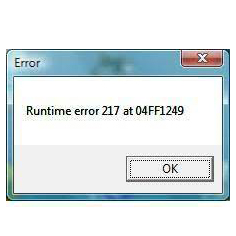 خطای Runtime Error 217